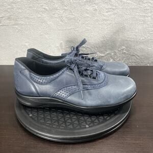 SAS Women's Size 10.5 N Walk Easy Indigo Blueberry Lace Up Casual Sneakers
